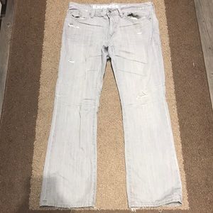 Express distressed gray jeans 36x32 😘